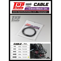 0.8mm Black Cable